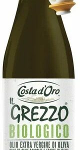 Масло оливковое Costa d'Oro Il Grezzo Extra Virgin BIO, нефильтрованное, 0.5л