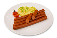 Колбаски по-Венгерски, 4*50г, Поннат, зам