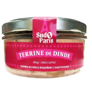 Террин из мяса индейки с каштанами, 130 гр, Франция
