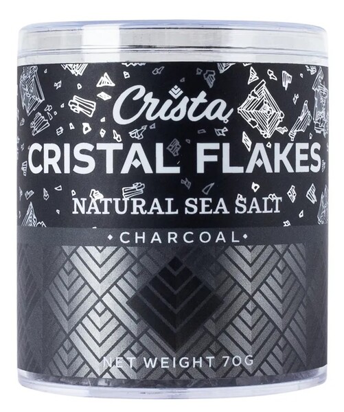 Cоль с древесным углем, Crista Flakes, 70г, шт