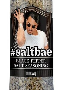 Соль с чёрным перцем, Saltbae, 350г, шт