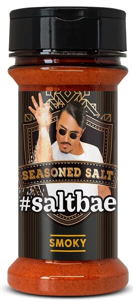 Приправа с солью копченая, Saltbae, 110г, шт