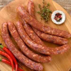 Колбаски Мергез из премиального ягненка, 220г, Мясоет, зам