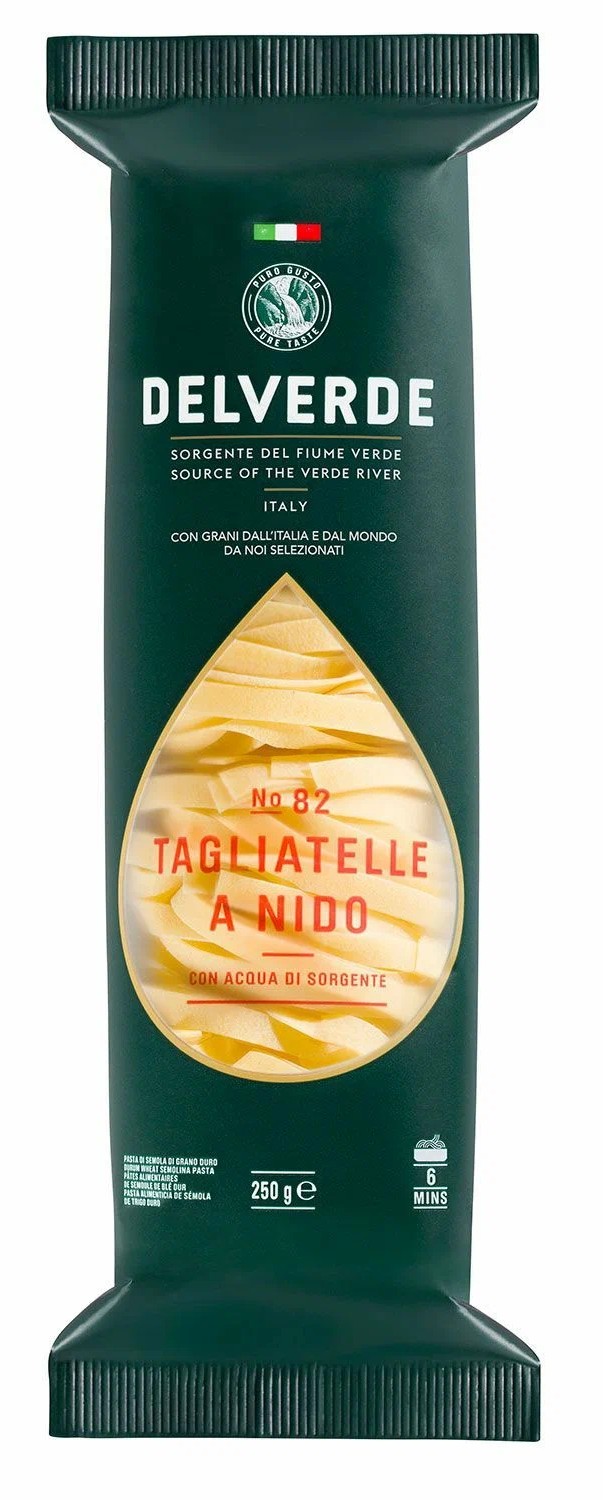 Макароны Тальятелле № 082, Дельверде, 0.250 кг, шт