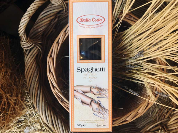 Спагетти нери Dalla Costa с чернилами каракатицы, 0,500 кг