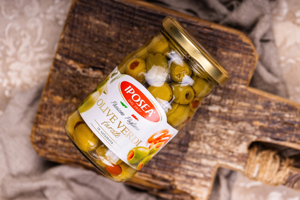 Оливки с перцем, Iposea, 290 г