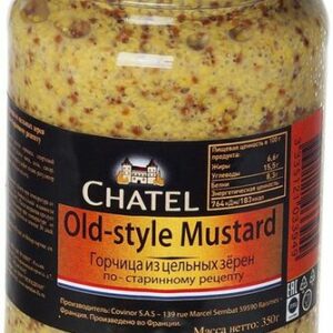 Горчица Дижонская зернистая, Chatel, 0,350г