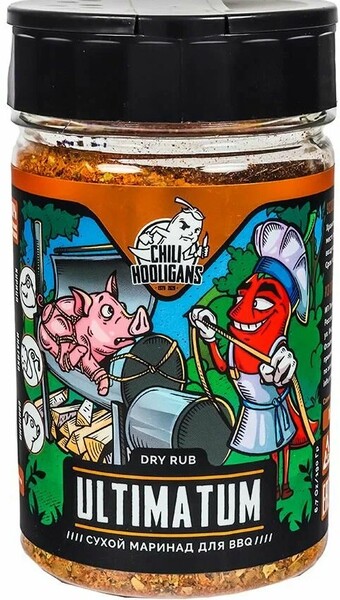 Сухой маринад Ultimatum, CHILIHOOLIGANS 190г
