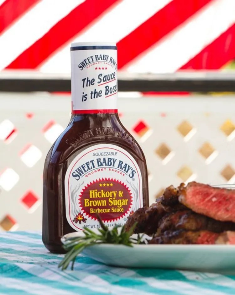 Соус BBQ Hickory& Brown Sugar, Sweet Baby Rays, Пекан и коричневый сахар, 510 мл