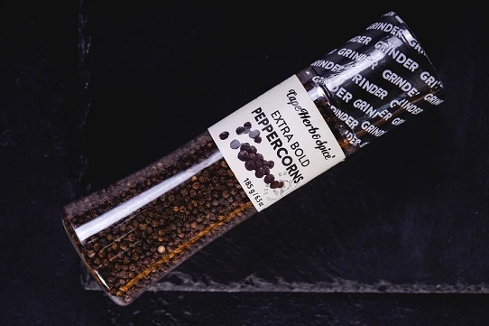 Перец черный горошек, мельница, CapeHerb, 185г