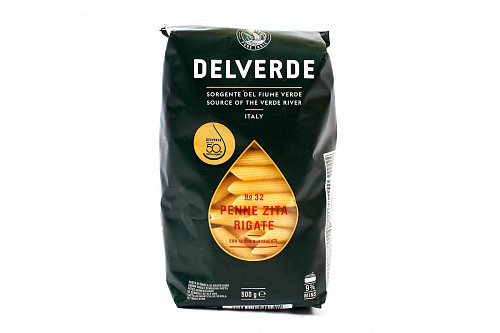 Макароны Пенне Зита Ригате № 032, Дельверде, 0.500 кг, шт