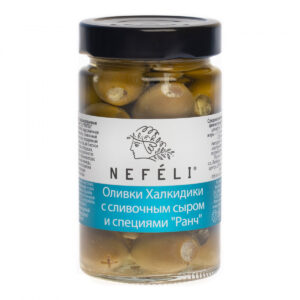 Оливки Халкидики со сливочным сыром, Nefeli