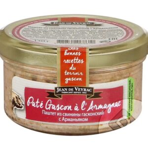Паштет из свинины гасконский с Арманьяком, Jean De Veyrac, 130г