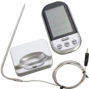 Термощуп с экраном серебристый пластик (с кнопками), шт