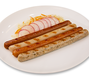 Ассорти колбасок Поннат-Кватро 4 шт, 4*50г, Поннат, зам