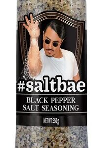 Соль с чёрным перцем, Saltbae, 350г, шт