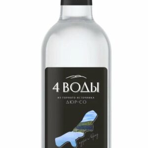 Вода минеральная питьевая газ., 4 воды, 0.375, шт