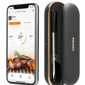 Термощуп беспроводной с приложением в футляре, INKBIRD INT-11P-B